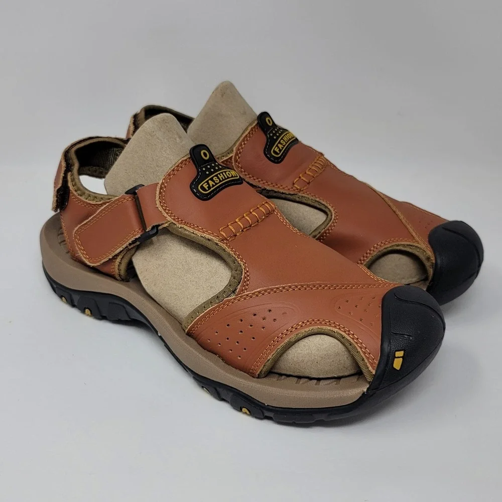 Fashion Men's Sandals Size 8 M Brown Water Hiking Shoes